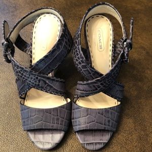 Coach women’s gray sandals size 7